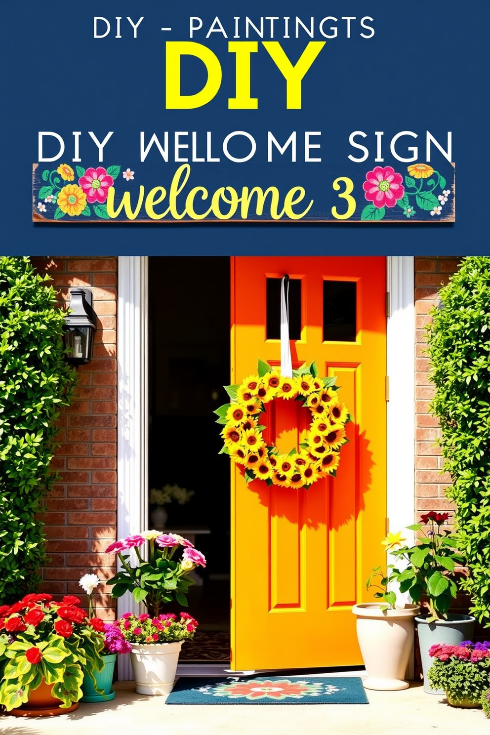 Summer Front Door Decorating Ideas 6