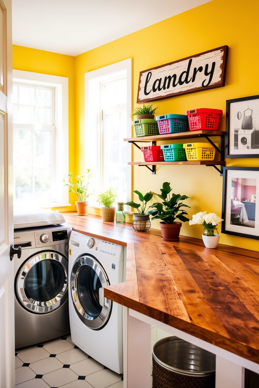 Summer Laundry Room Decorating Ideas 14