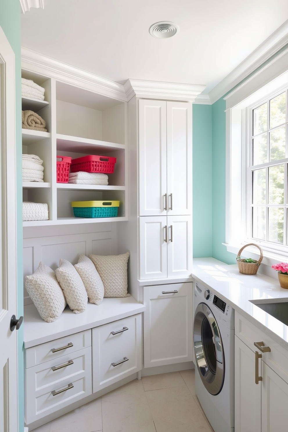 Summer Laundry Room Decorating Ideas 17