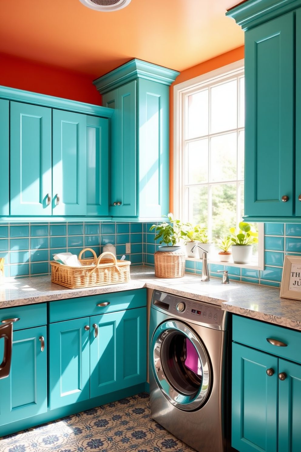 Summer Laundry Room Decorating Ideas 19