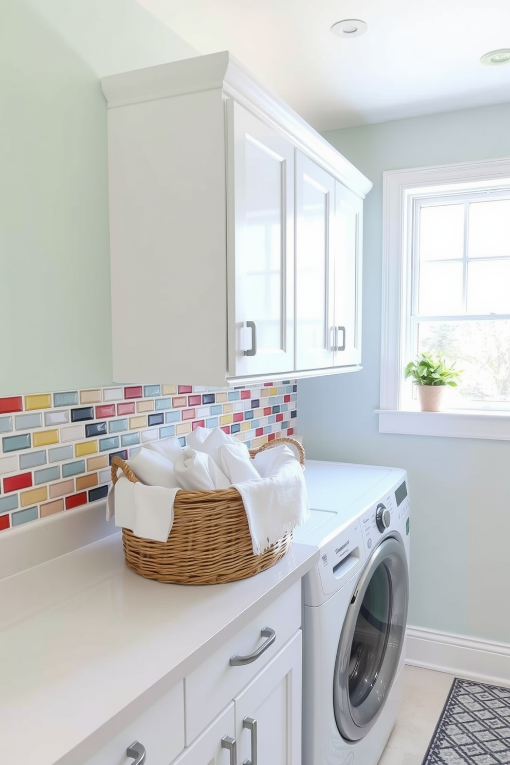 Summer Laundry Room Decorating Ideas 20