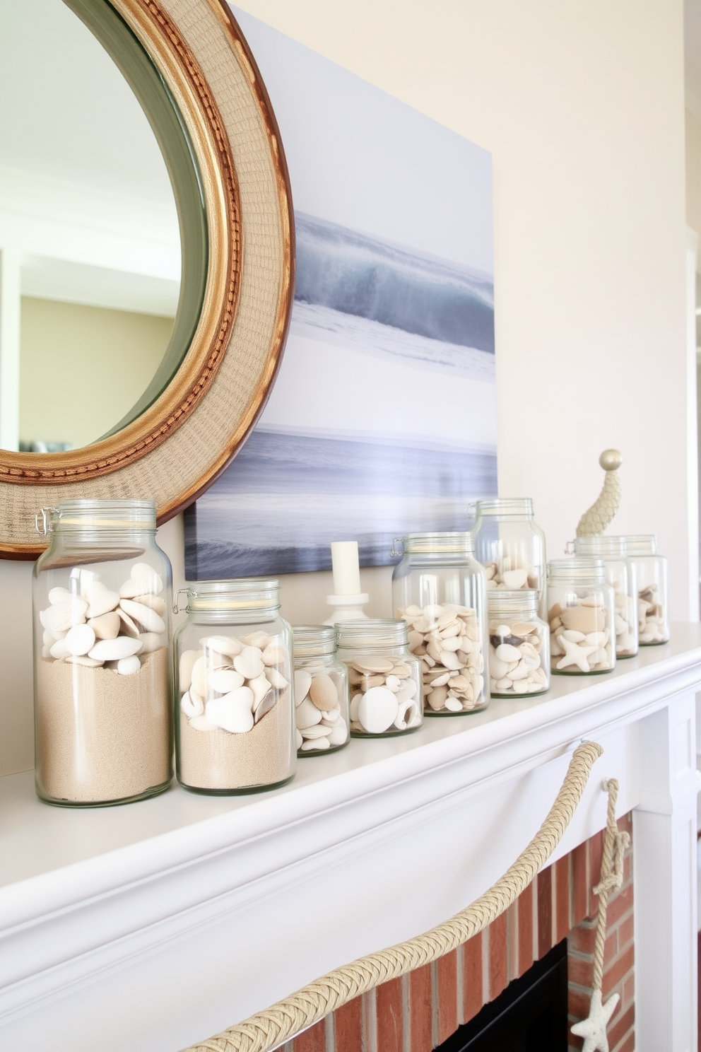 Summer Mantel Decorating Ideas 10