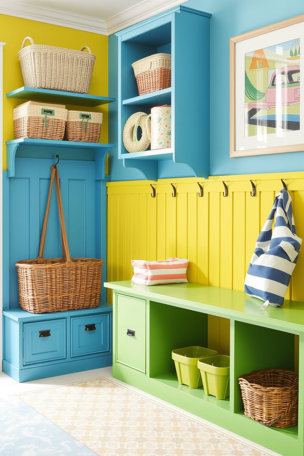 Summer Mudroom Decorating Ideas 1