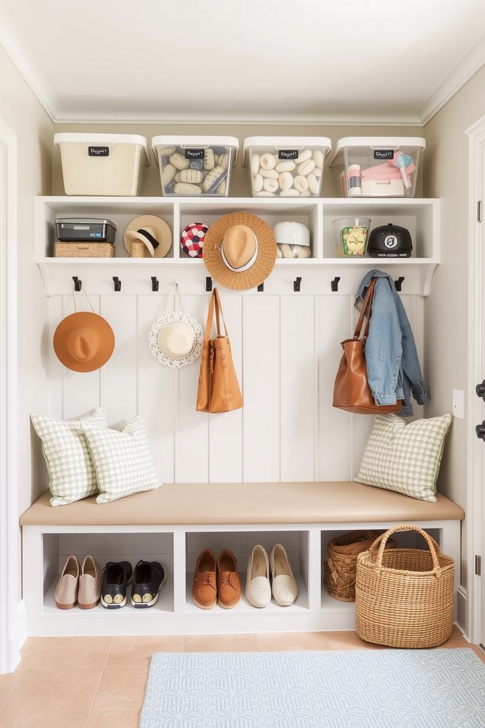 Summer Mudroom Decorating Ideas 11