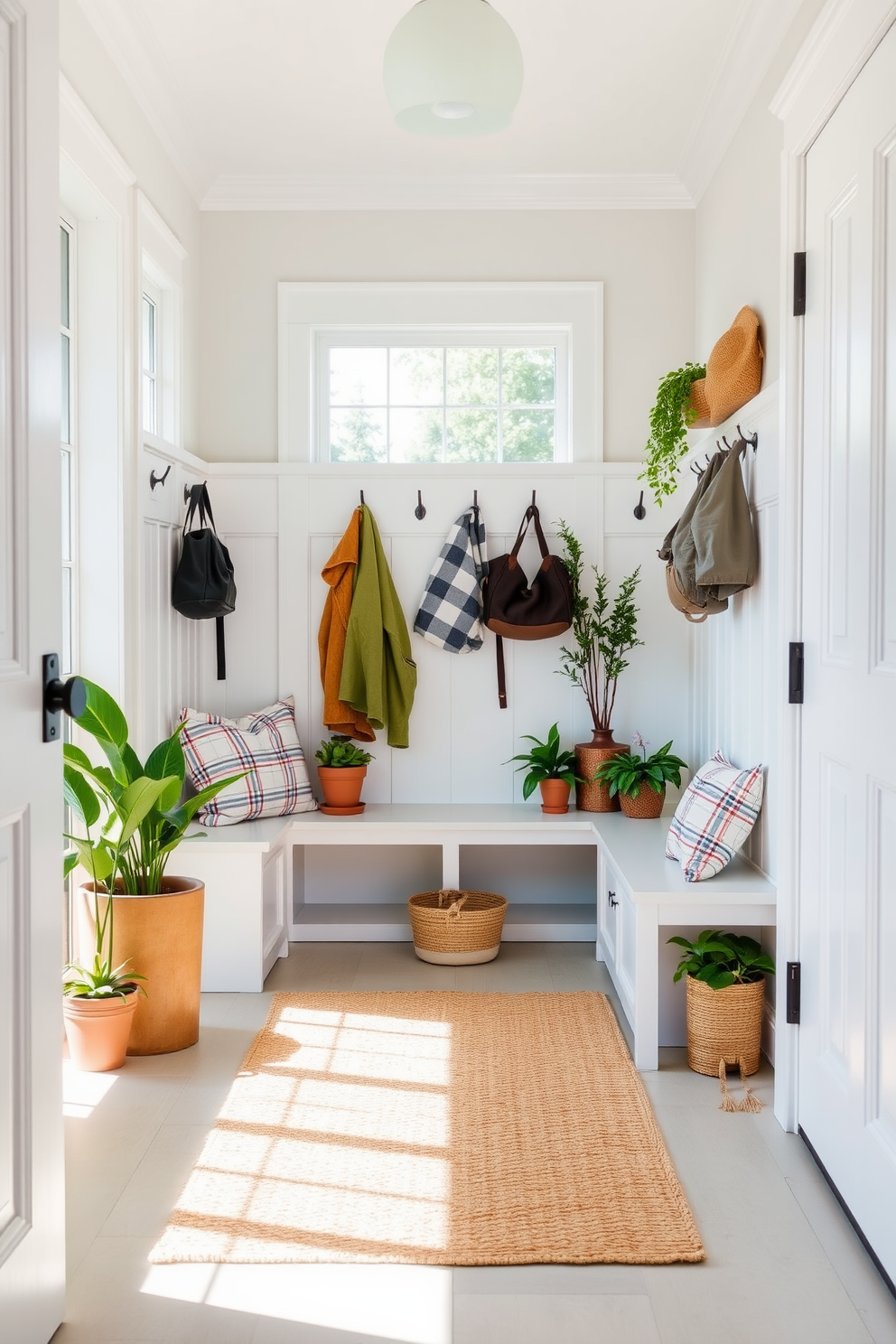 Summer Mudroom Decorating Ideas 12