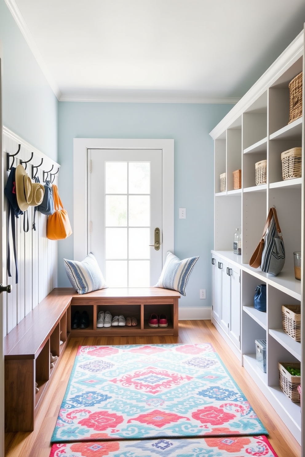 Summer Mudroom Decorating Ideas 15