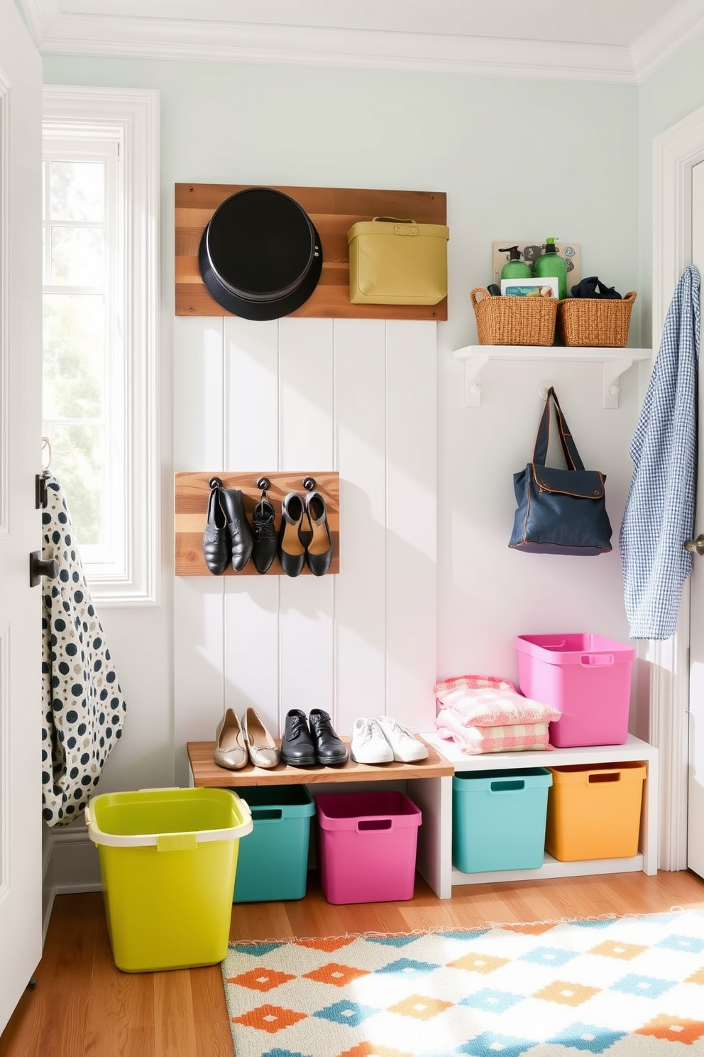 Summer Mudroom Decorating Ideas 20