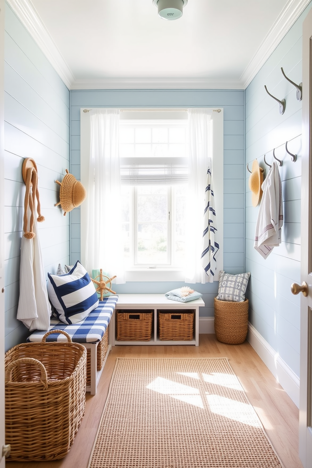 Summer Mudroom Decorating Ideas 24