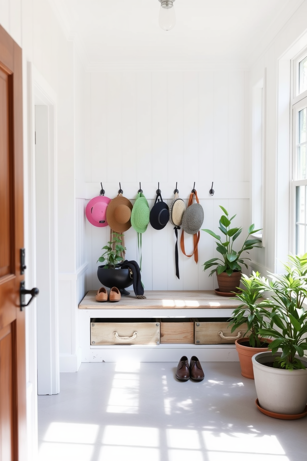 Summer Mudroom Decorating Ideas 29