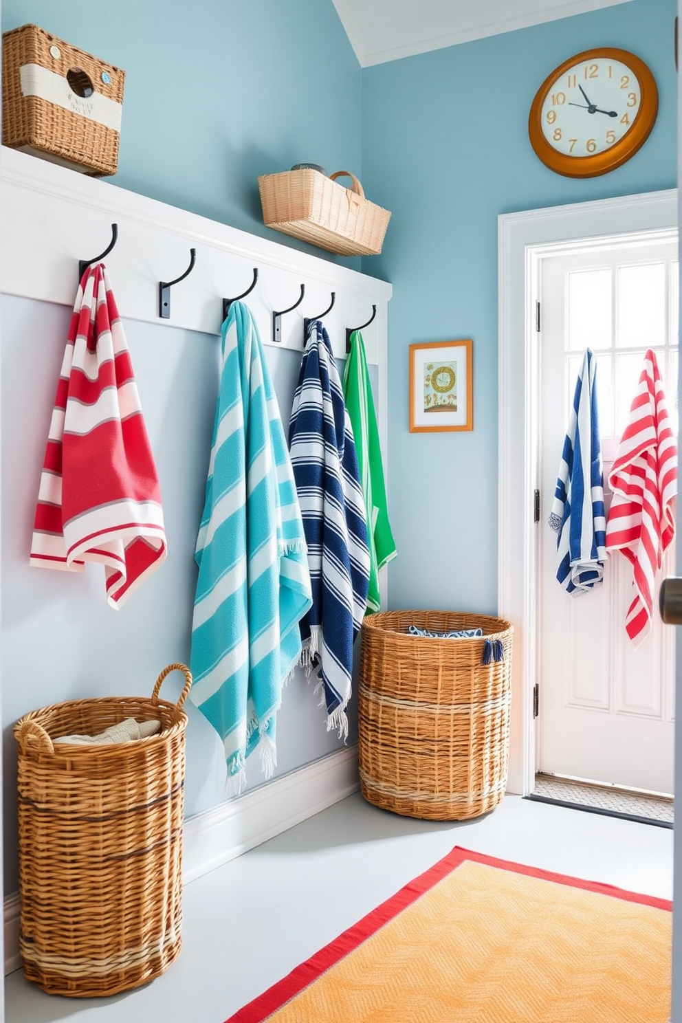 Summer Mudroom Decorating Ideas 4