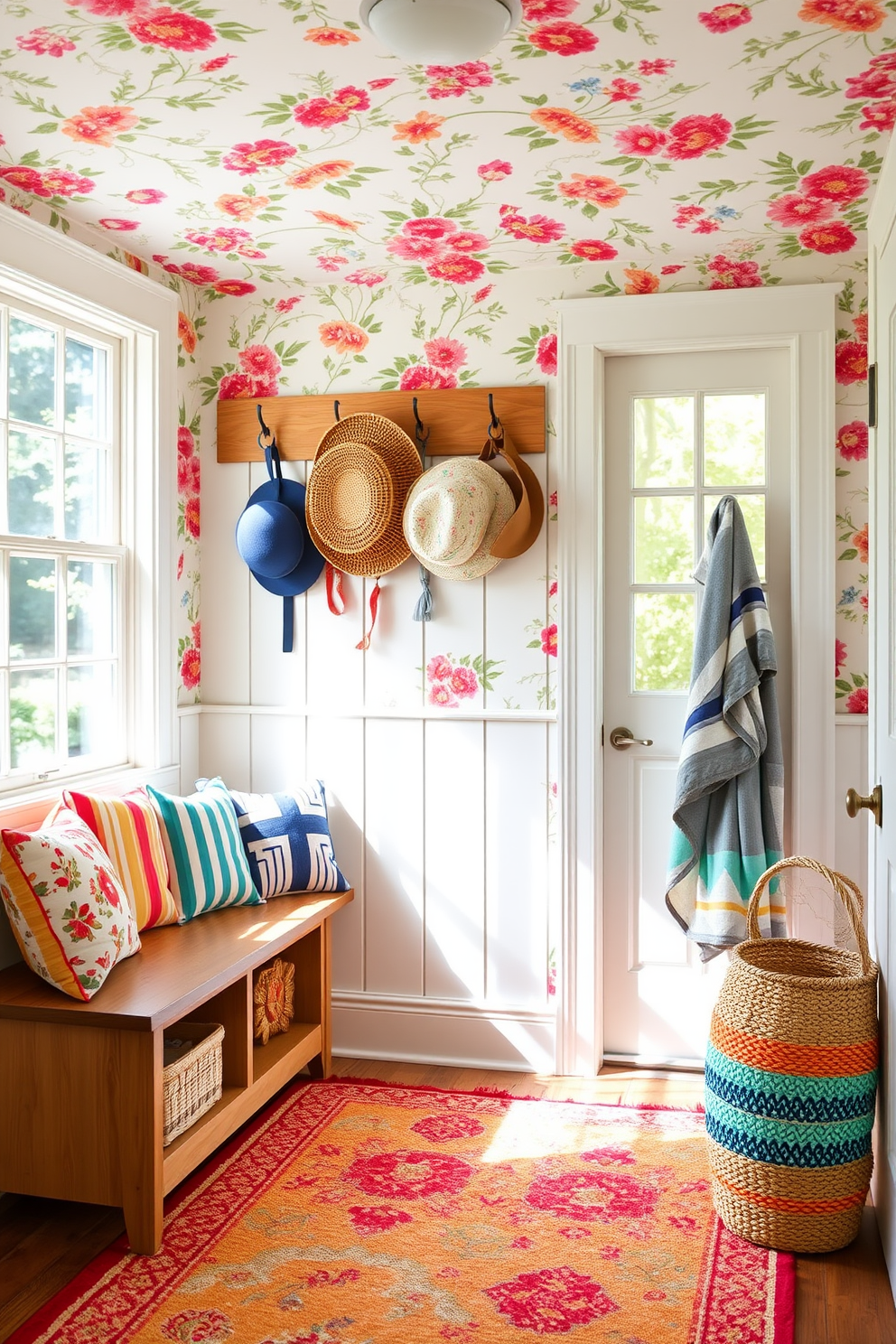 Summer Mudroom Decorating Ideas 6