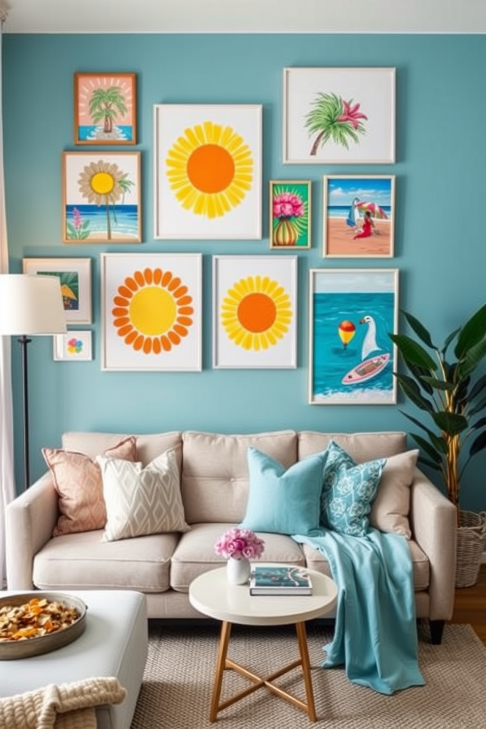 Summer Small Living Room Decorating Ideas 6