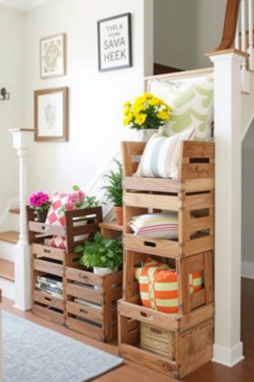 Summer Staircase Decorating Ideas 11