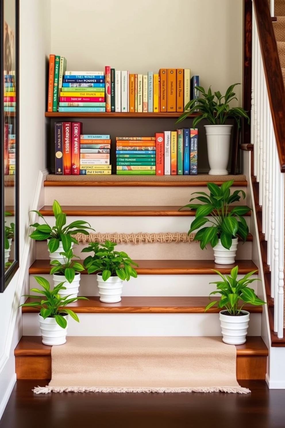 Summer Staircase Decorating Ideas 14