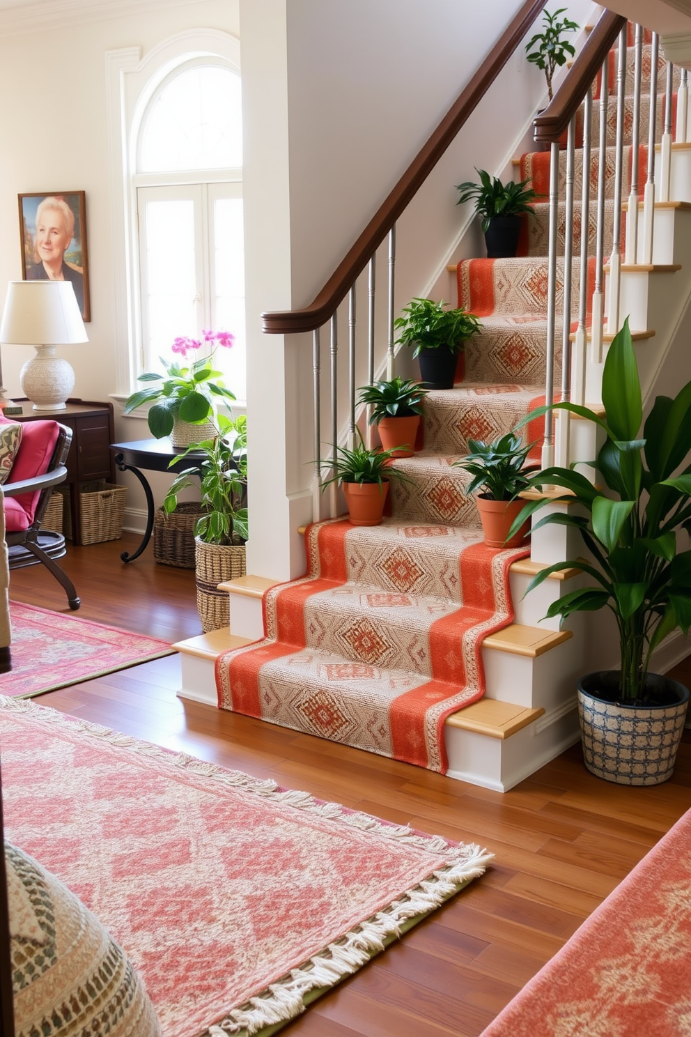 Summer Staircase Decorating Ideas 20