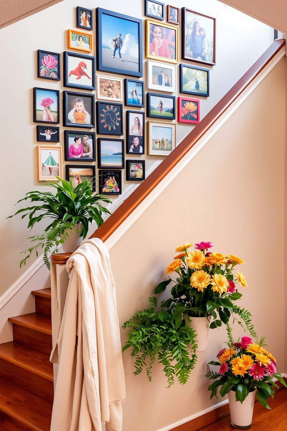 Summer Staircase Decorating Ideas 24