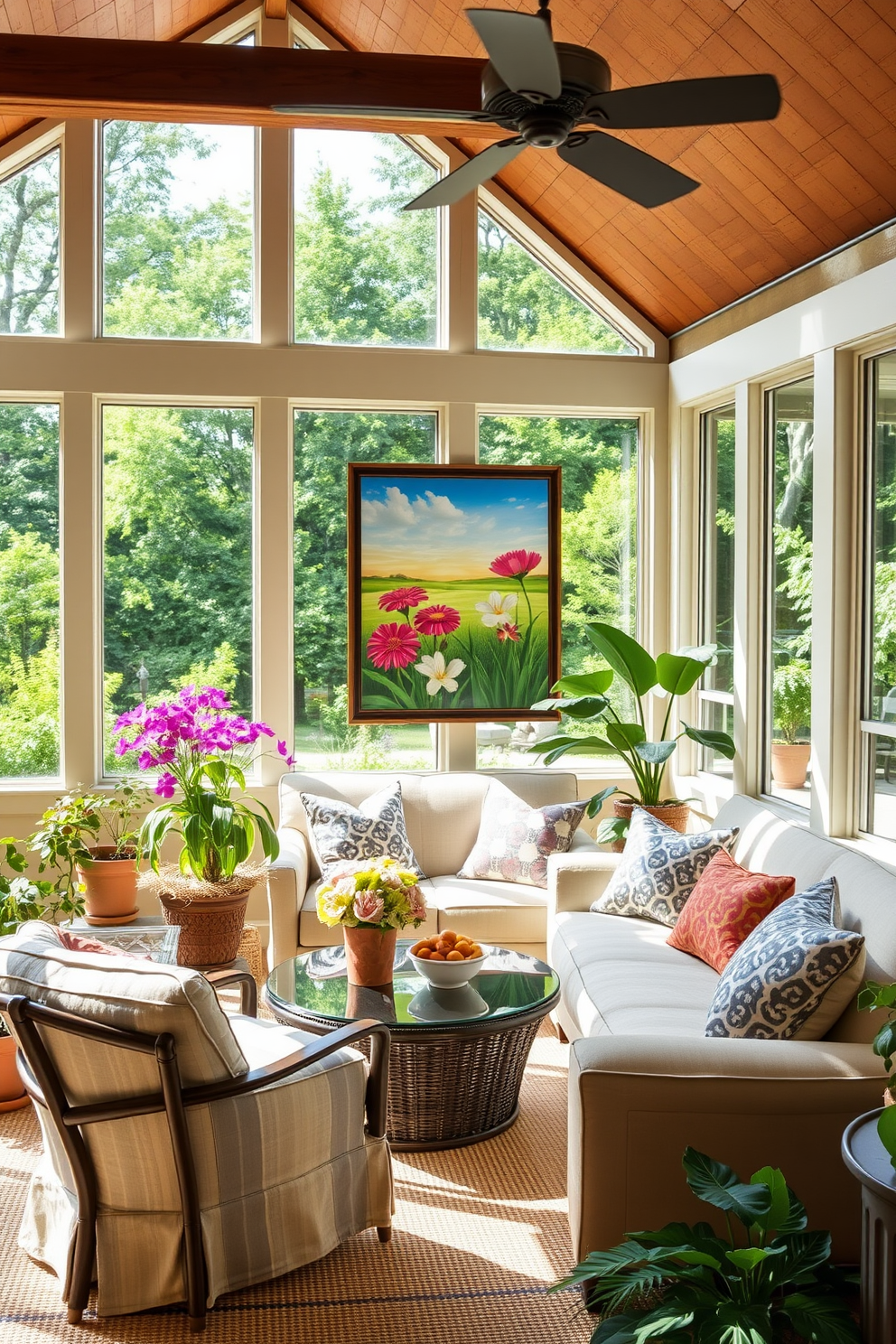 Summer Sunroom Decorating Ideas 12