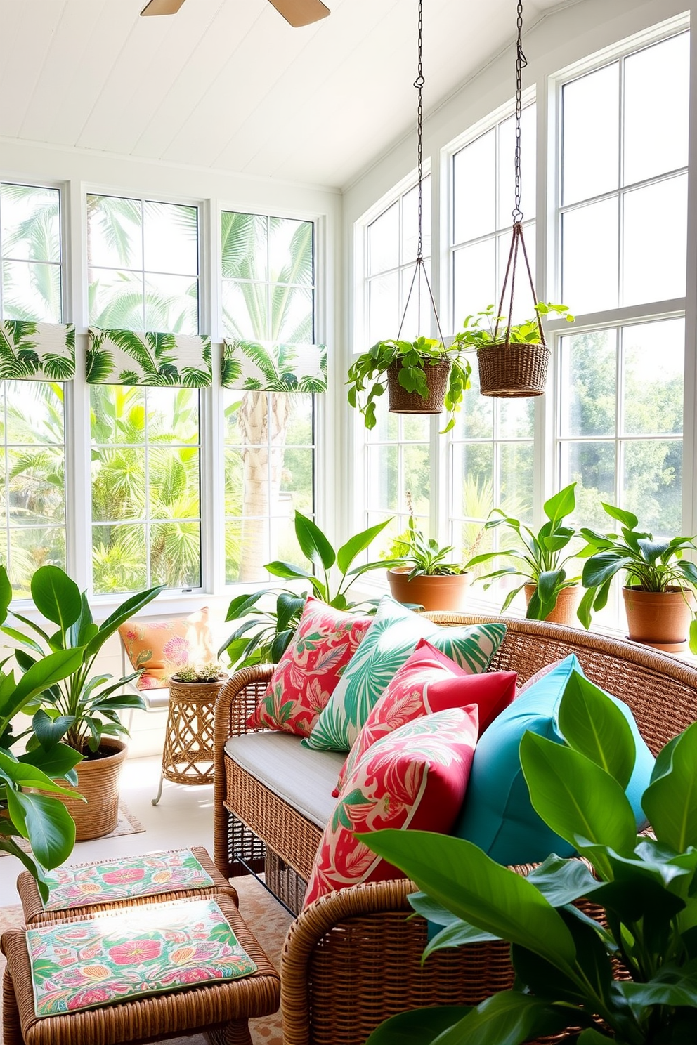 Summer Sunroom Decorating Ideas 16