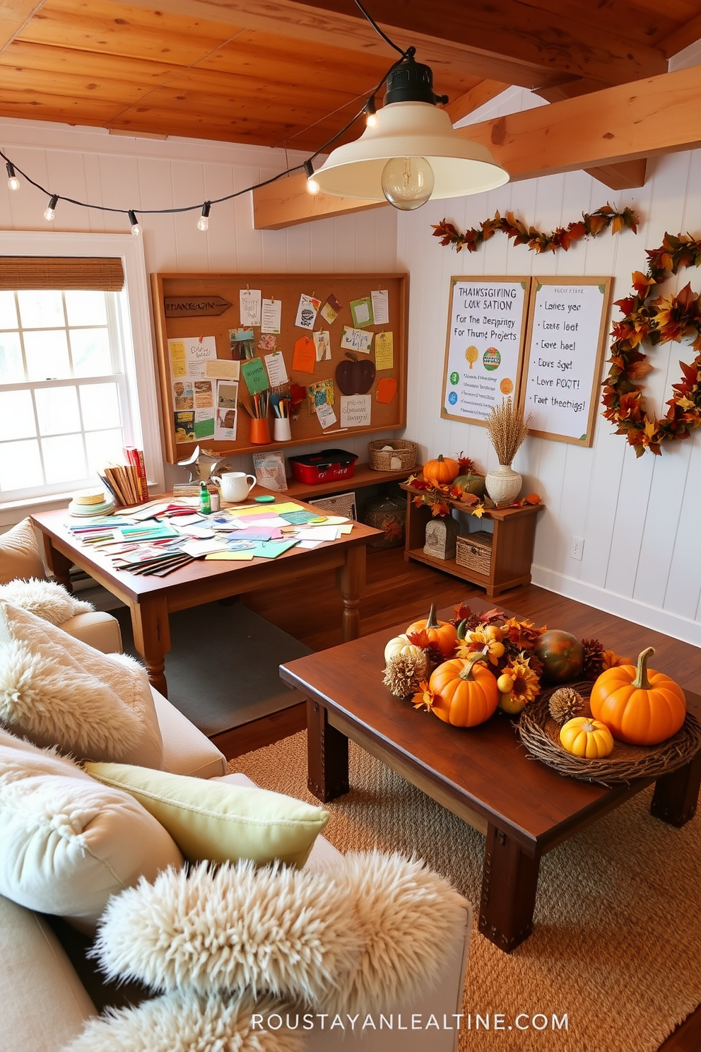 Thanksgiving Attic Decorating Ideas 16