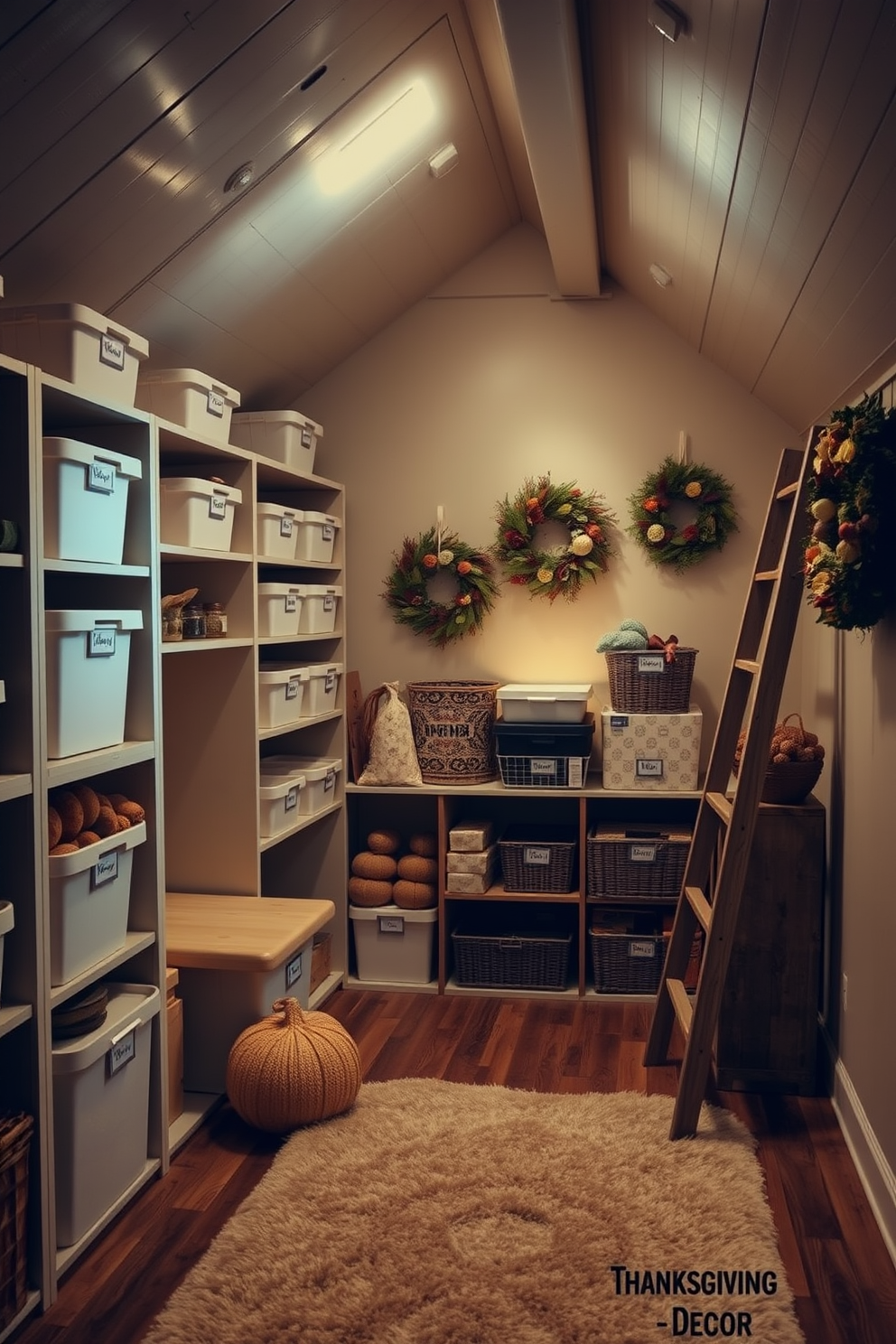 Thanksgiving Attic Decorating Ideas 18