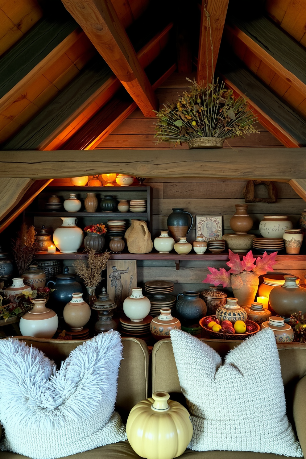 Thanksgiving Attic Decorating Ideas 19