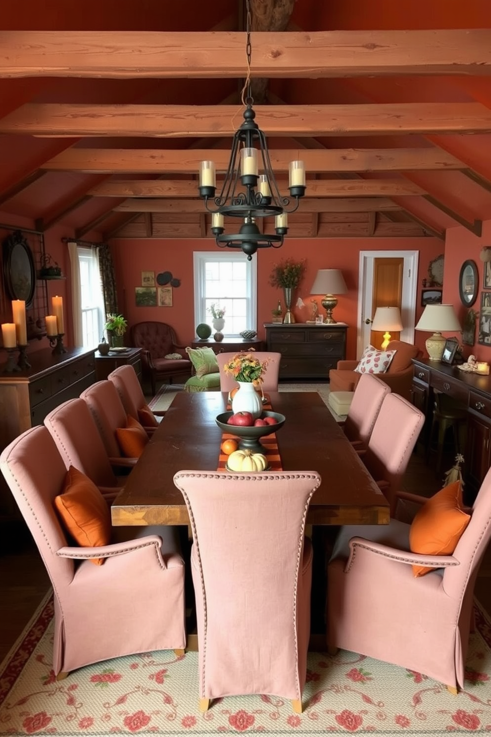 Thanksgiving Attic Decorating Ideas 27