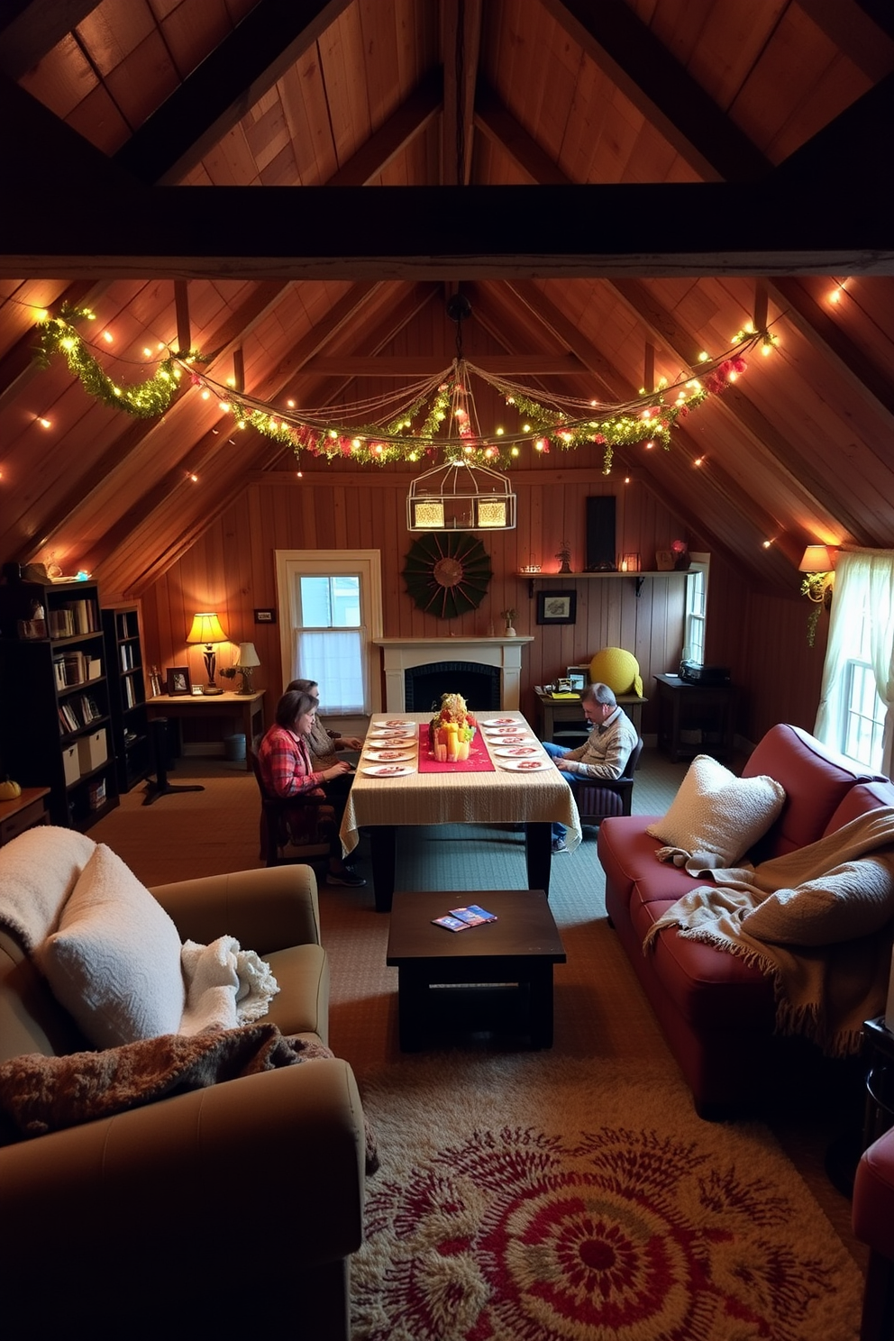 Thanksgiving Attic Decorating Ideas 28