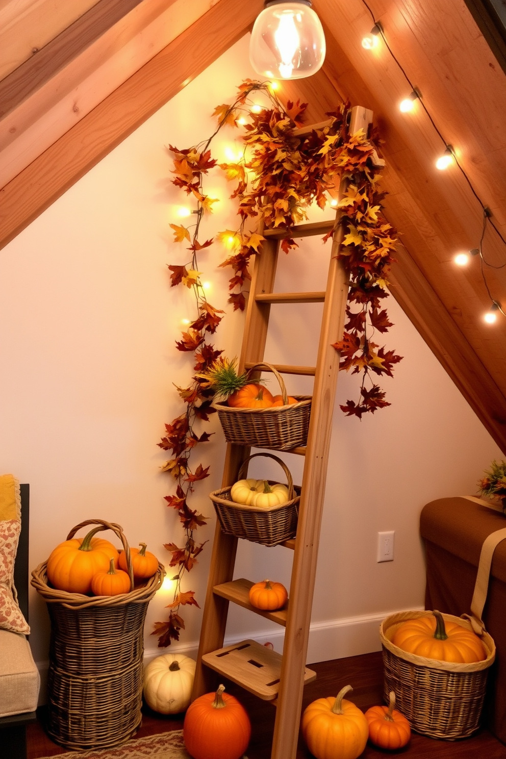 Thanksgiving Attic Decorating Ideas 30