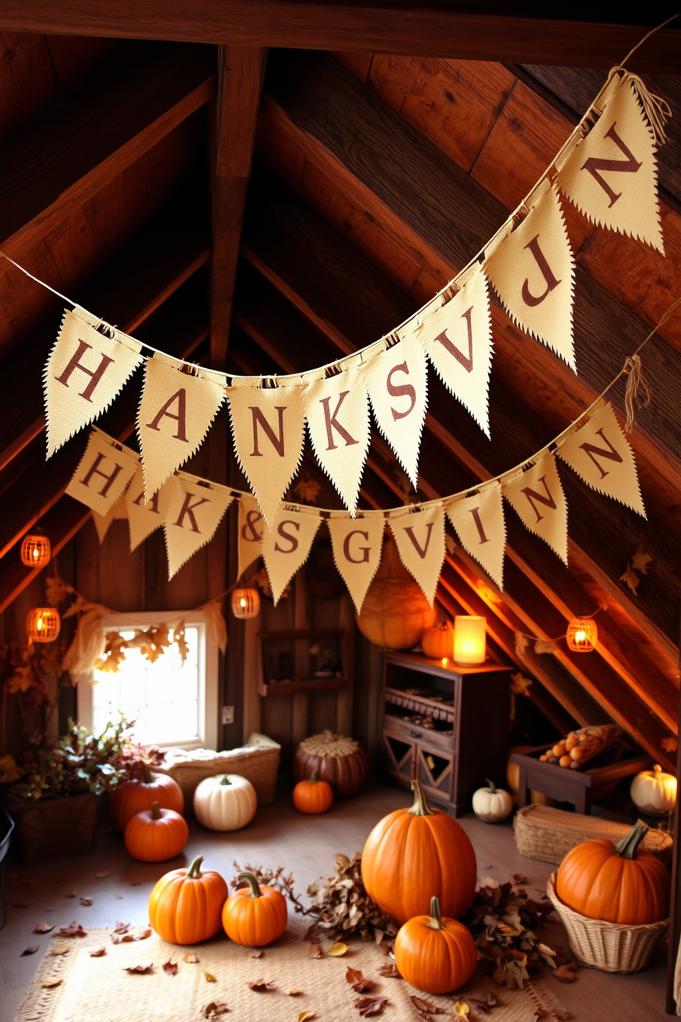 Thanksgiving Attic Decorating Ideas 9