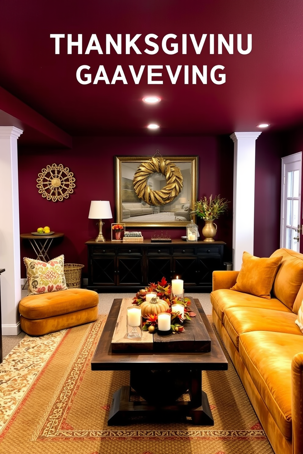 Thanksgiving Basement Decorating Ideas 12