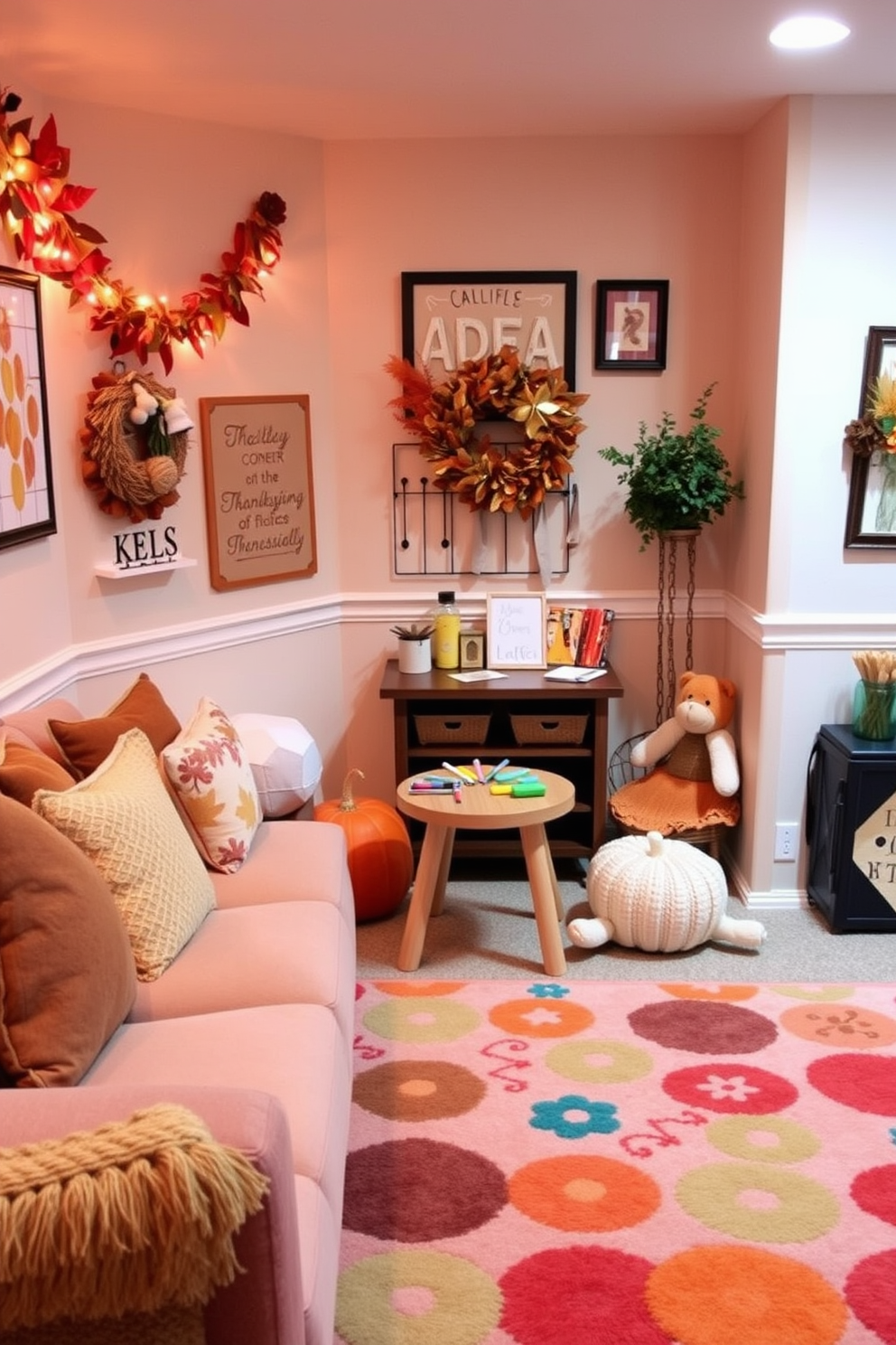 Thanksgiving Basement Decorating Ideas 13