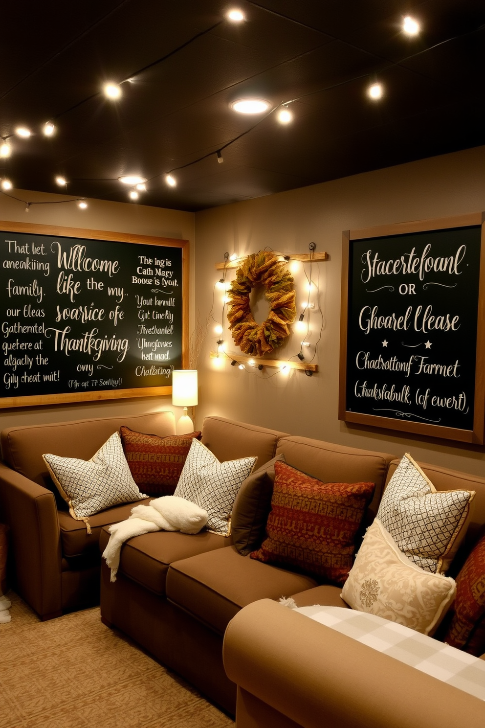 Thanksgiving Basement Decorating Ideas 14