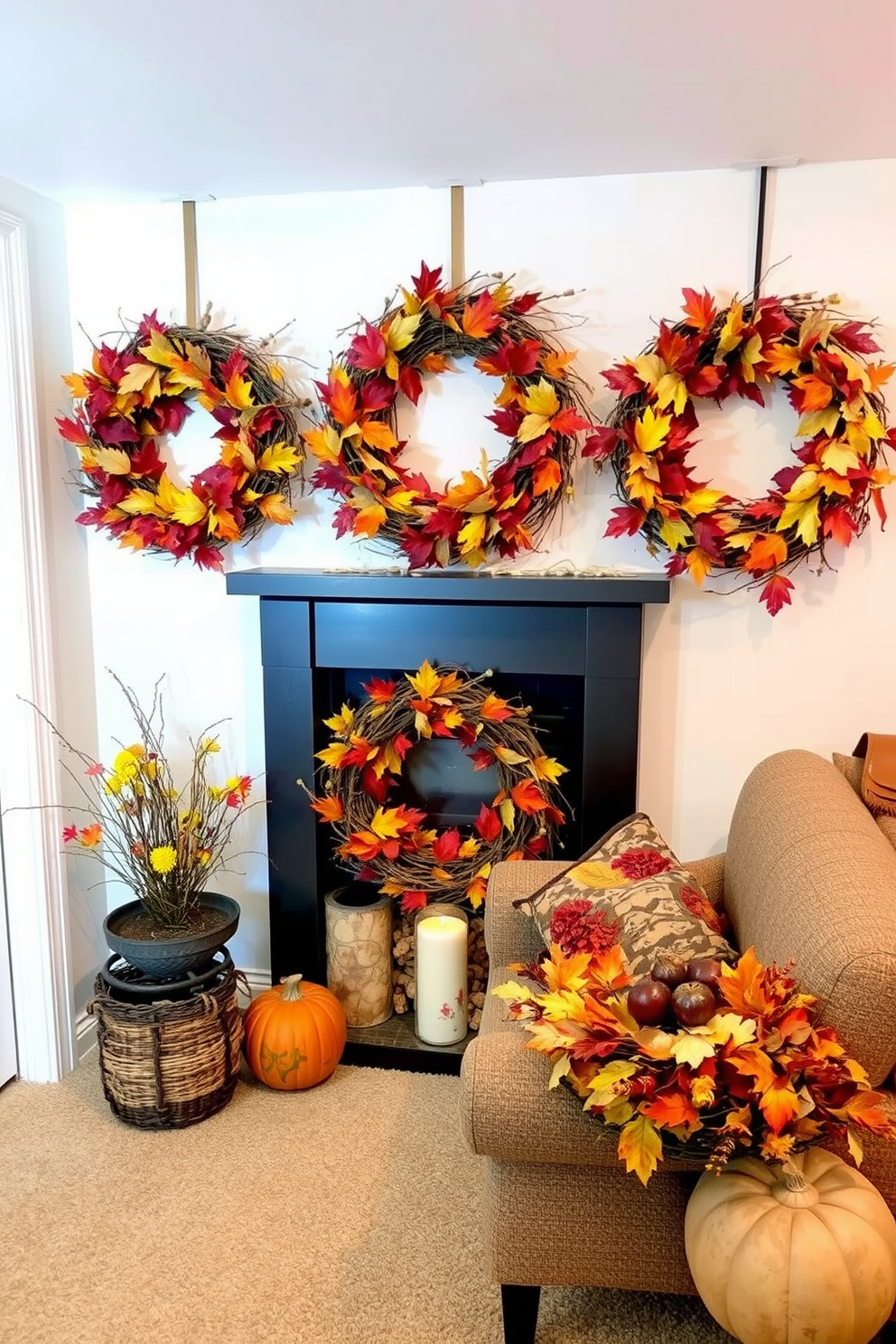 Thanksgiving Basement Decorating Ideas 20