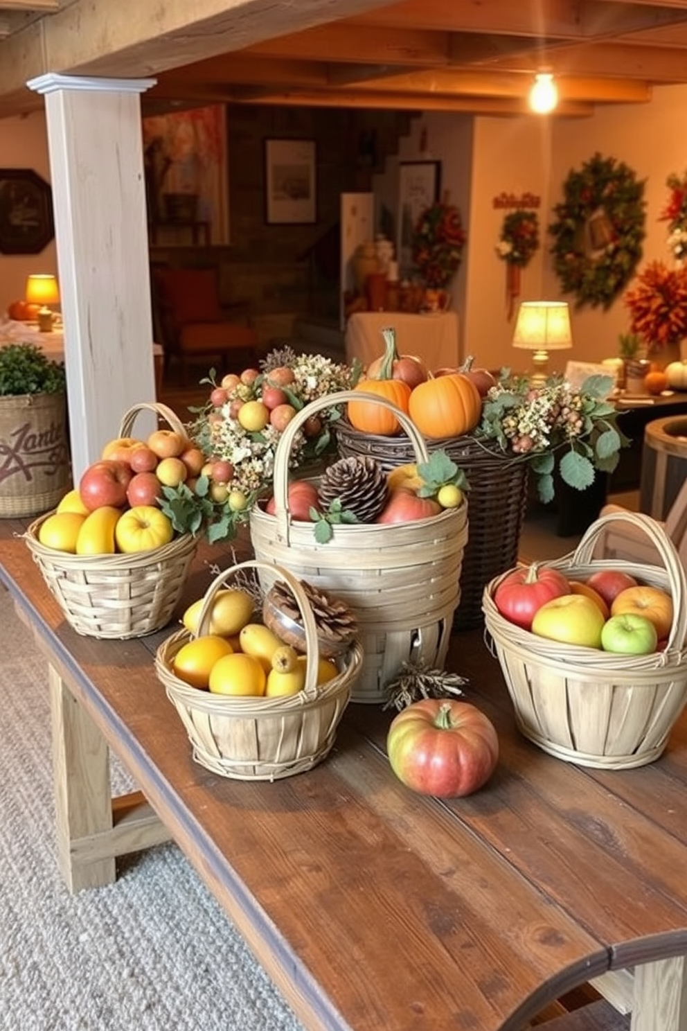 Thanksgiving Basement Decorating Ideas 23