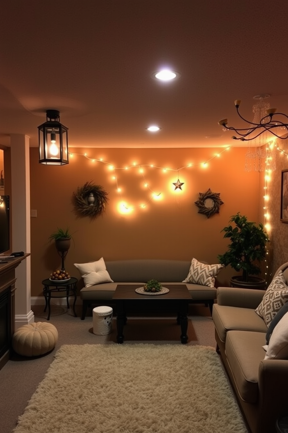 Thanksgiving Basement Decorating Ideas 24