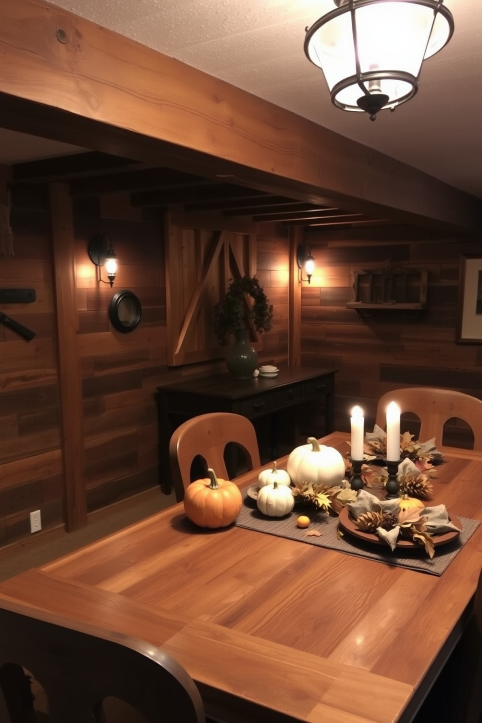 Thanksgiving Basement Decorating Ideas 4