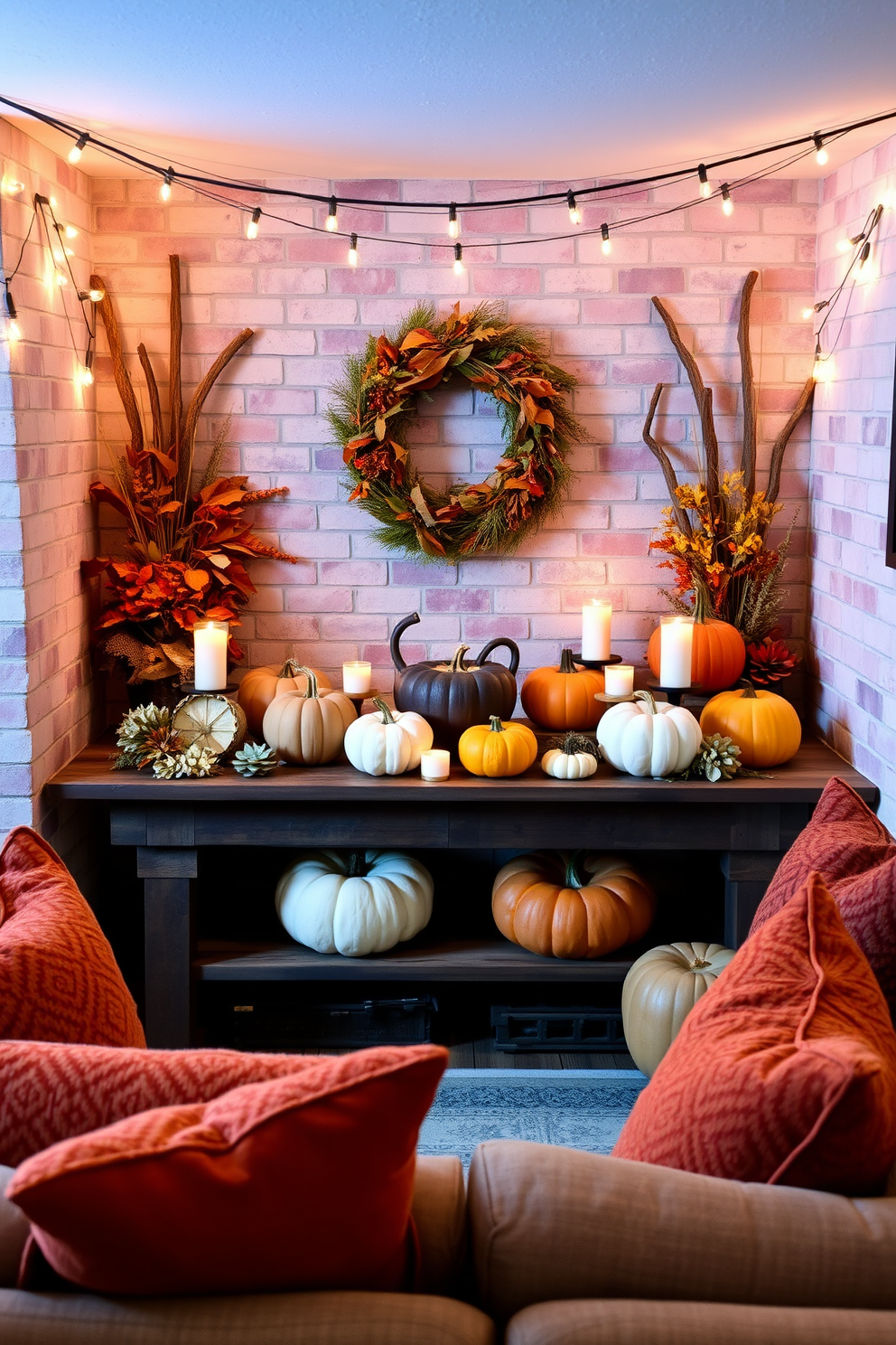 Thanksgiving Basement Decorating Ideas 5