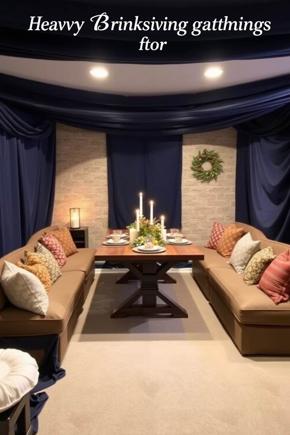 Thanksgiving Basement Decorating Ideas 8