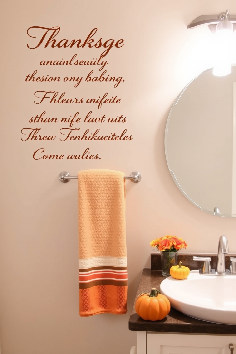 Thanksgiving Bathroom Decorating Ideas 11