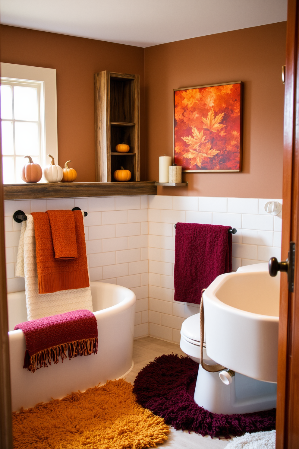 Thanksgiving Bathroom Decorating Ideas 27