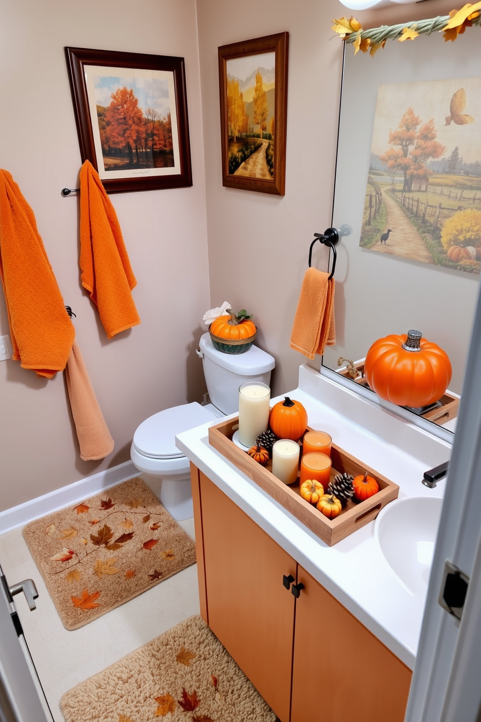 Thanksgiving Bathroom Decorating Ideas 29