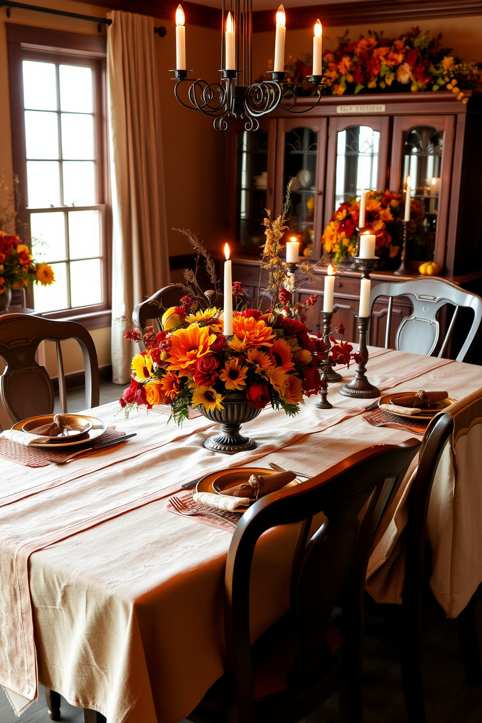 Thanksgiving Dining Room Decorating Ideas 14