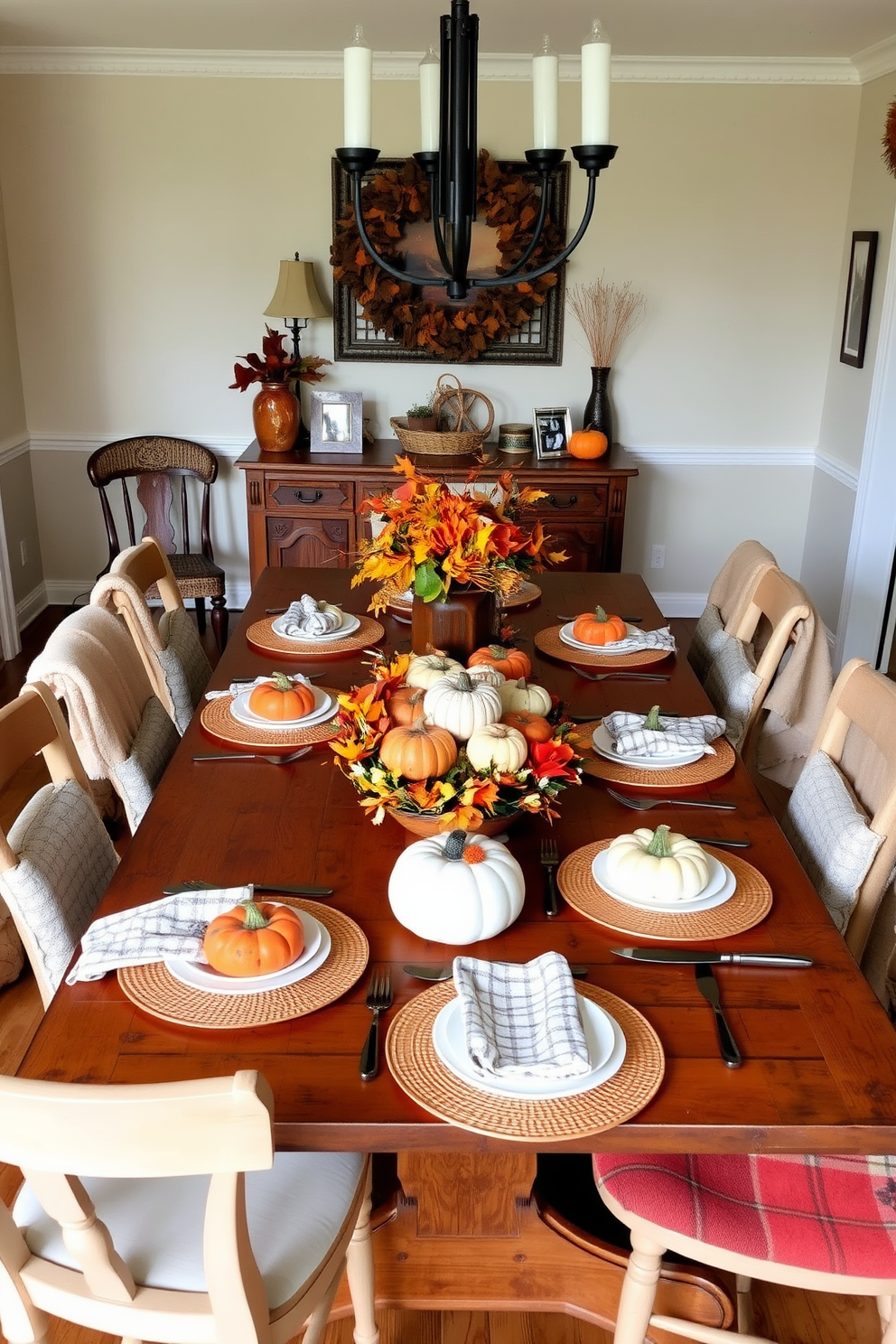 Thanksgiving Dining Room Decorating Ideas 17