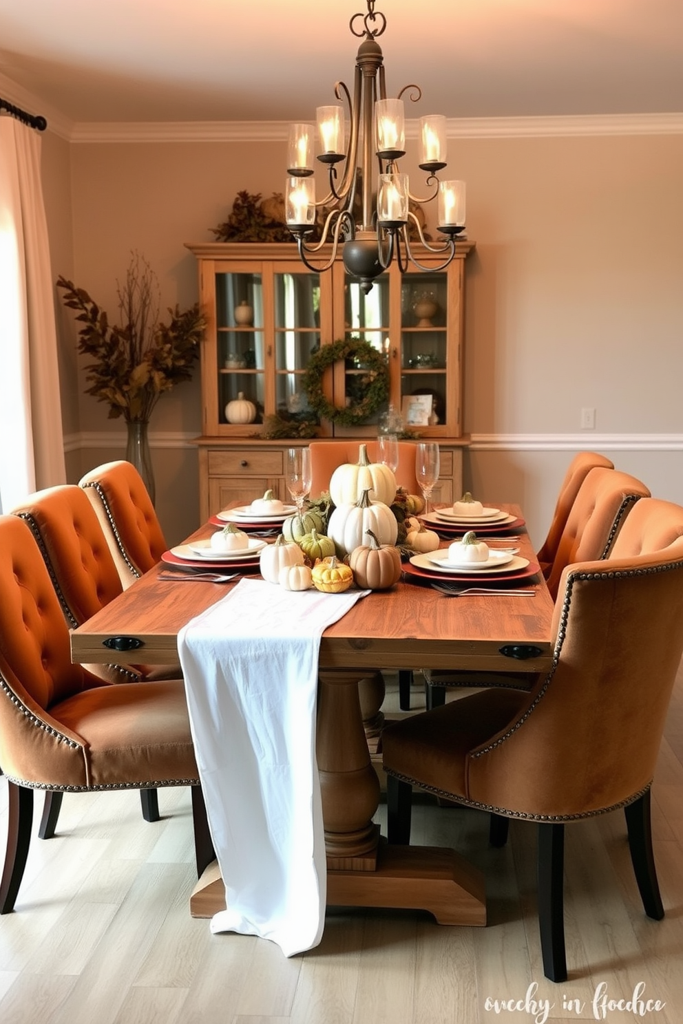 Thanksgiving Dining Room Decorating Ideas 19