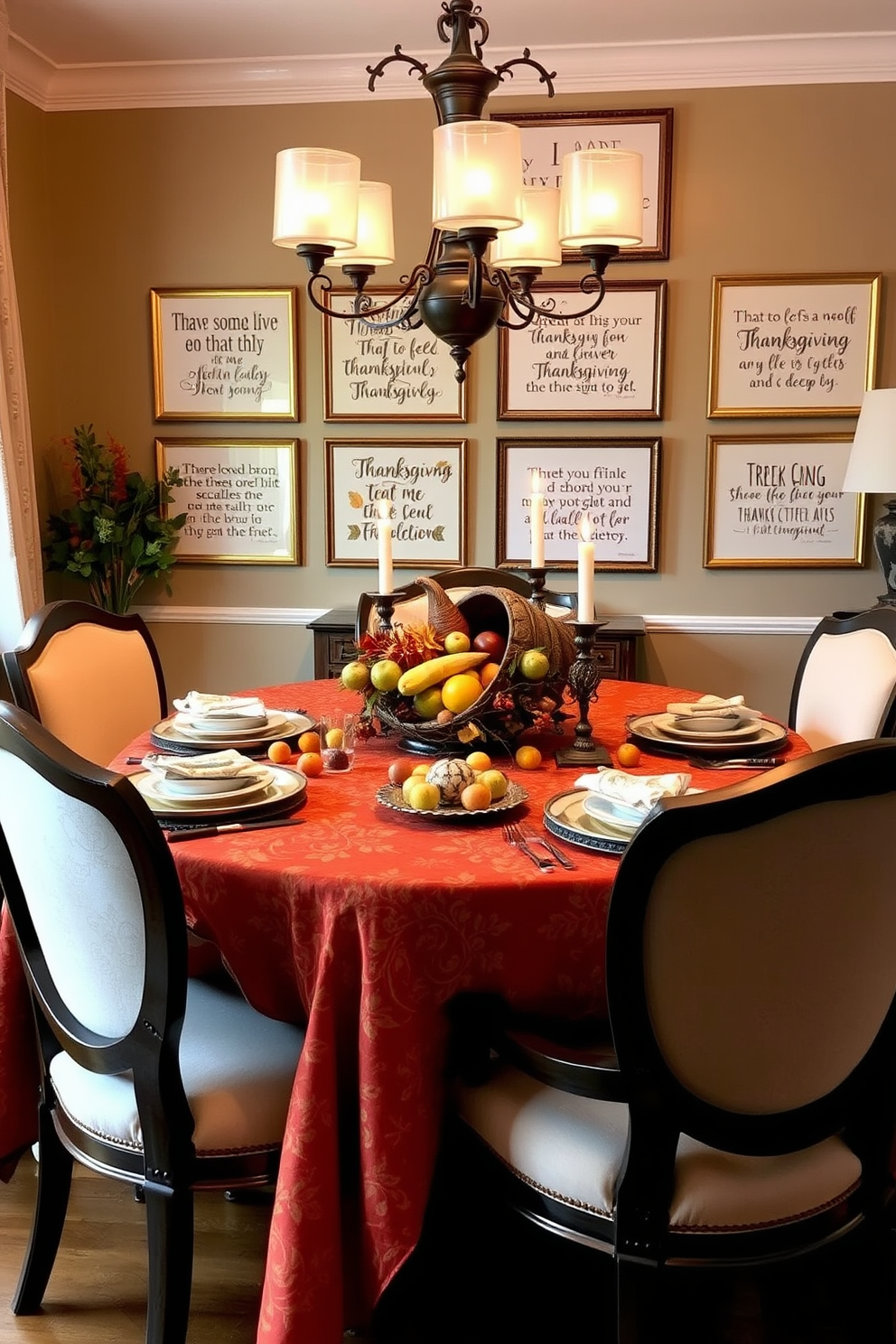 Thanksgiving Dining Room Decorating Ideas 24