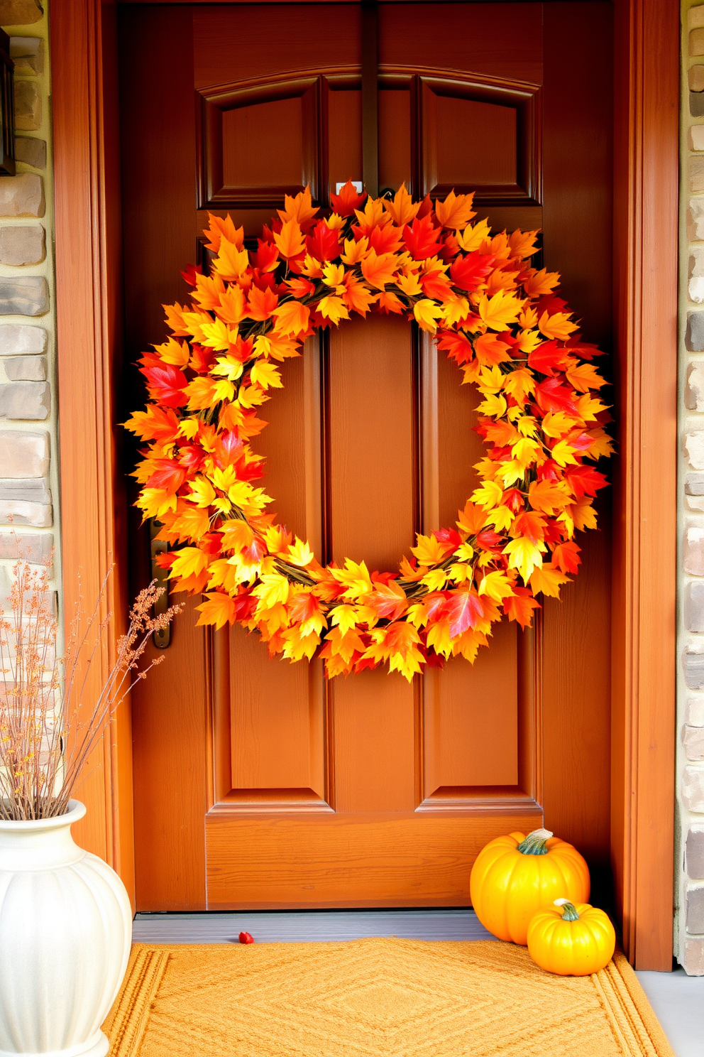 Thanksgiving Entryway Decorating Ideas 1