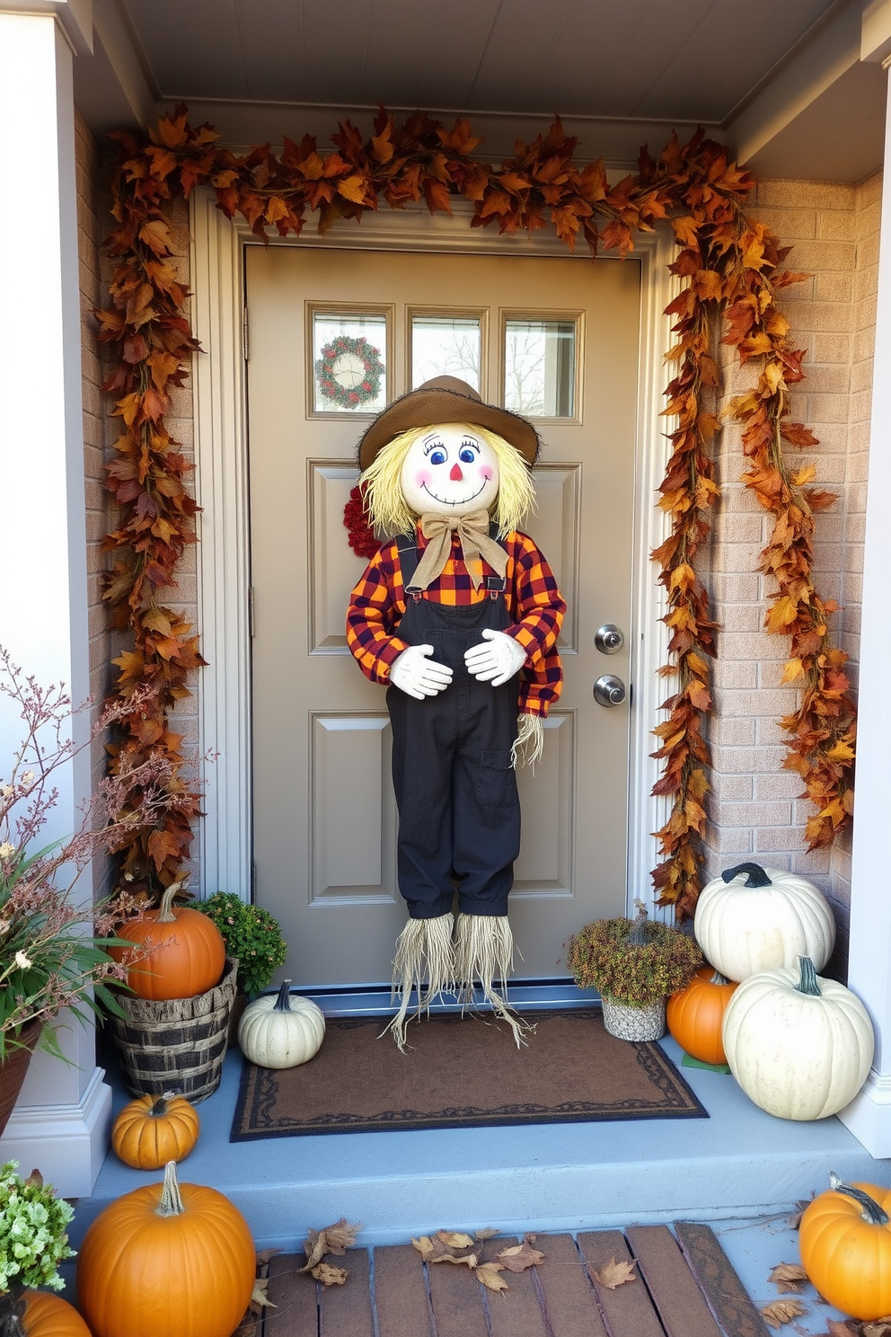 Thanksgiving Entryway Decorating Ideas 10