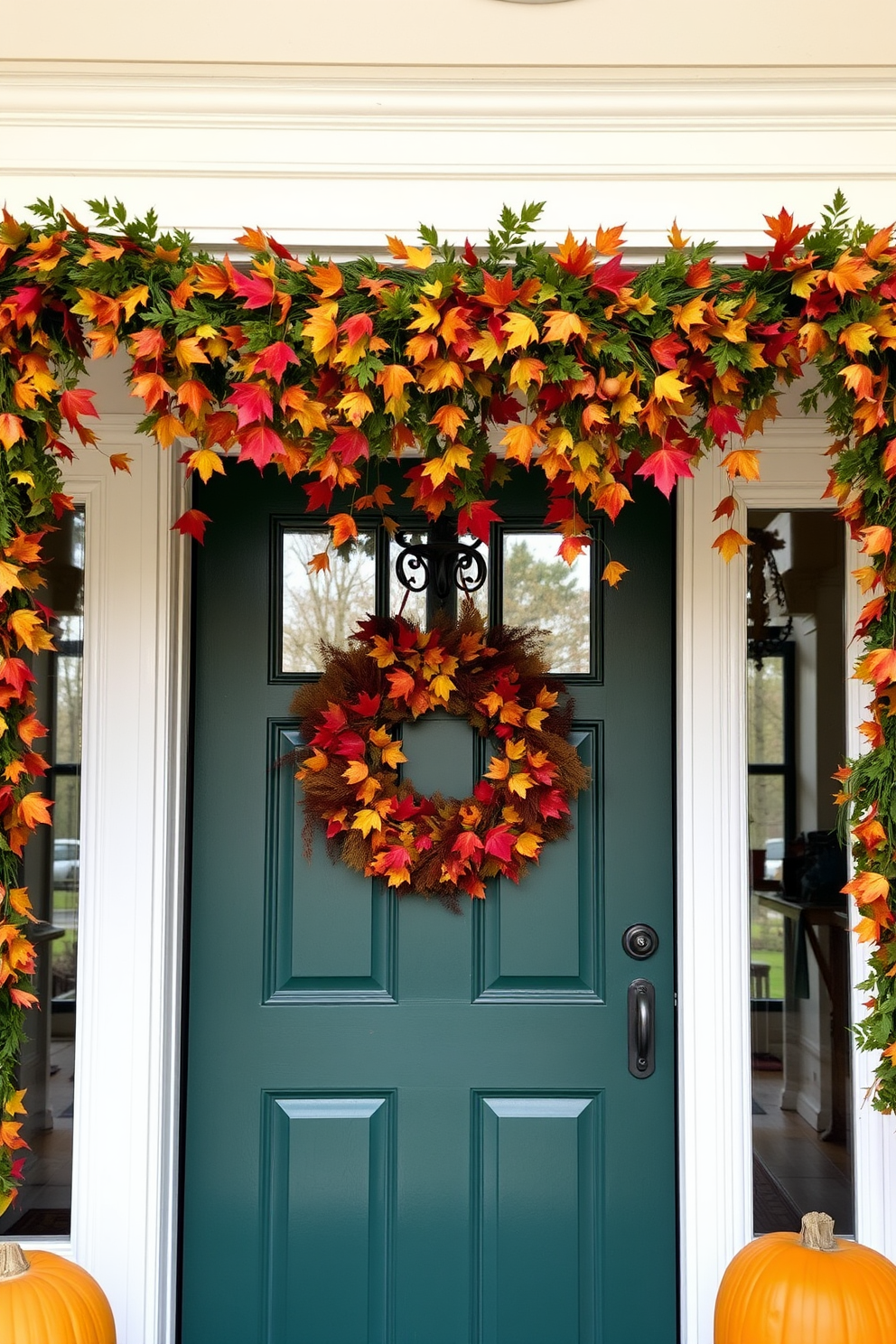 Thanksgiving Entryway Decorating Ideas 11