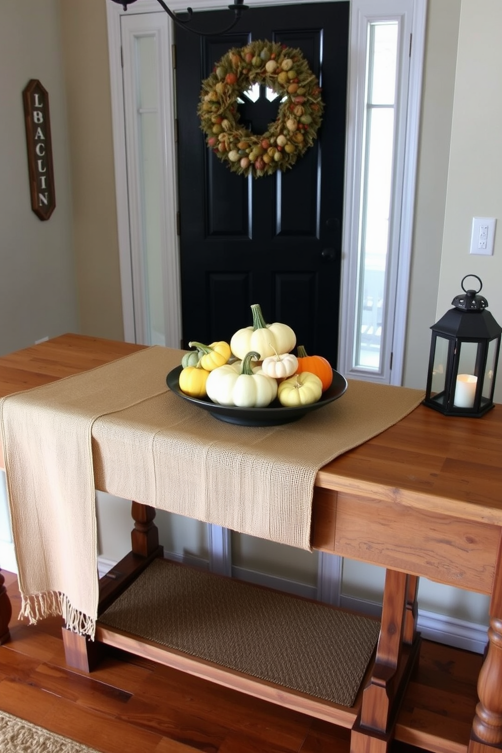 Thanksgiving Entryway Decorating Ideas 15