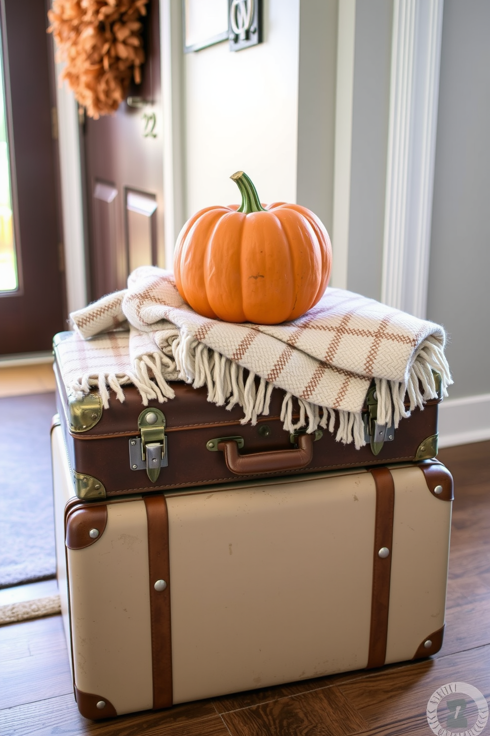 Thanksgiving Entryway Decorating Ideas 17